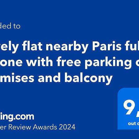 Lovely Flat Nearby Paris Fully Redone With Free Parking On Premises And Balcony Clichy Exteriör bild